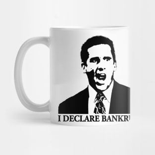 Michael Scott I Declare Bankruptcy The Office Funny Quote Mug